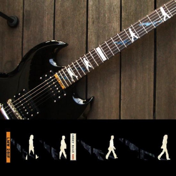 F-033AR Inlay Stickers, Fret Mark-Abbey Road /Beatles Fretboard