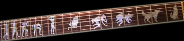 FT-077WO-WT Inlay Stickers, Fret Mark - Werewolf