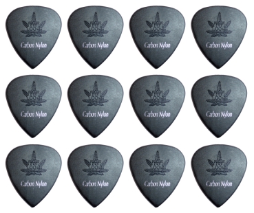 Pickboy Modulous GP33R-100/S, 1,00mm Plektren Carbon Graphite, 12 Stück