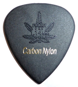 Pickboy Modulous GP33R-114/S, 1,14mm Plektren Carbon Graphite, 12 Stück