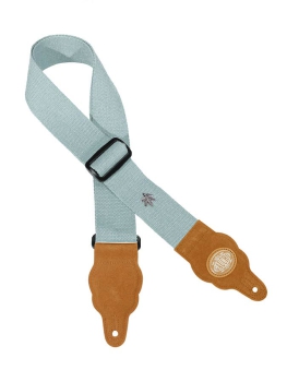 Gaucho GST-100-JB Hanf Gitarren-Gurt Jeans blau