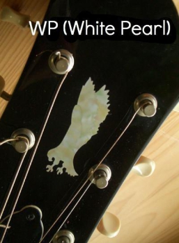 H-127EG-WT Inlay Stickers, Head- Eagle Peghead (WT)