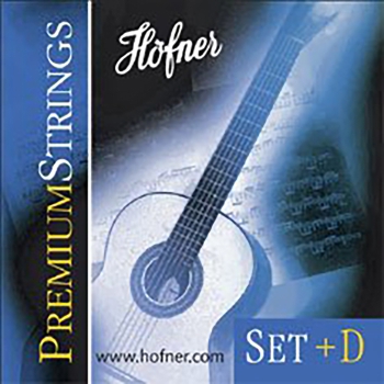 HÖFNER HPS PREMIUM Classic Saiten plus zusätzlicher D-Saite