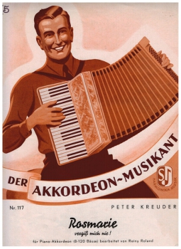 Rosmarie vergiß mich nie - für Akkordeon