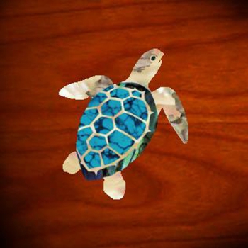 UK-264ST Inlay Stickers, Body-Sea Turtle