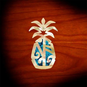 UK-267PH Inlay Stickers, Pineapple