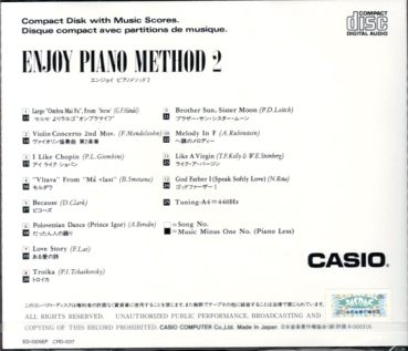 CELVIANO Ensemble CD-Library - Enjoy Piano Method 2 inkl. CD