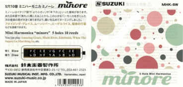 Suzuki MHK-5W Mini Mundharmonika in C