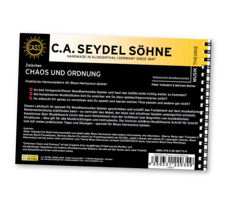 Seydel Harmonielehre für Blues Mundharmonika 41001