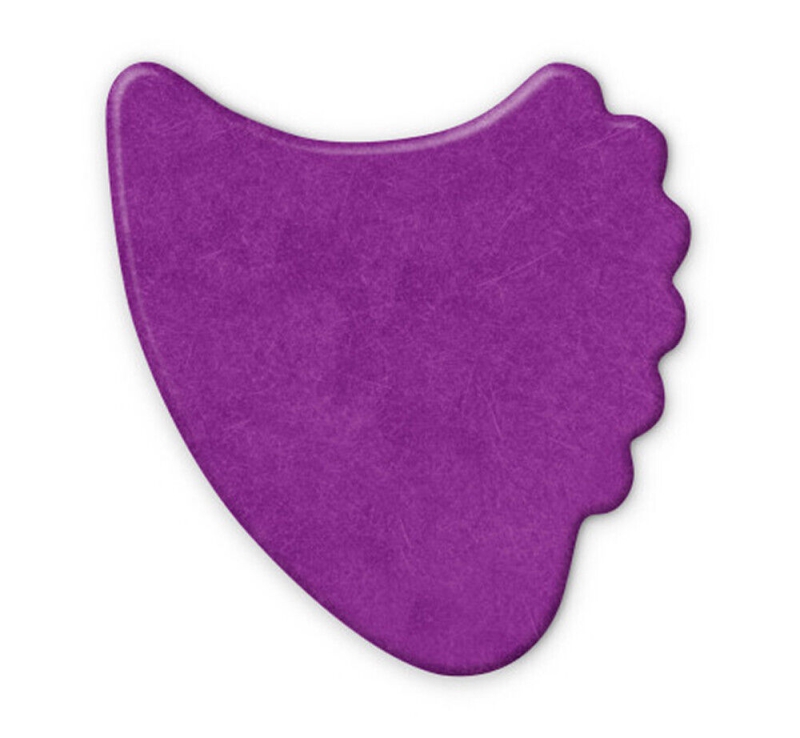 Dunlop Tortex 1,14mm Fin Picks Plektrum lila (12 Stück)