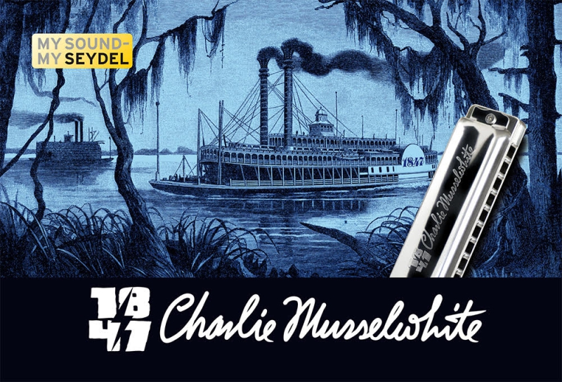 SEYDEL Charlie Musselwhite Signature Box in G Mundharmonika – 1664G