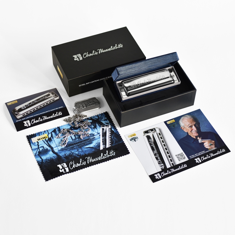 SEYDEL Charlie Musselwhite Signature Box in G Mundharmonika – 1664G