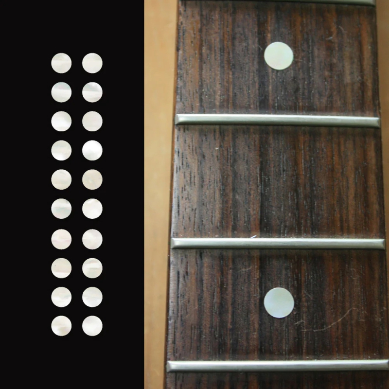 F-090-14-WT Inlay Stickers, Custum Dots 1/4 (WT)