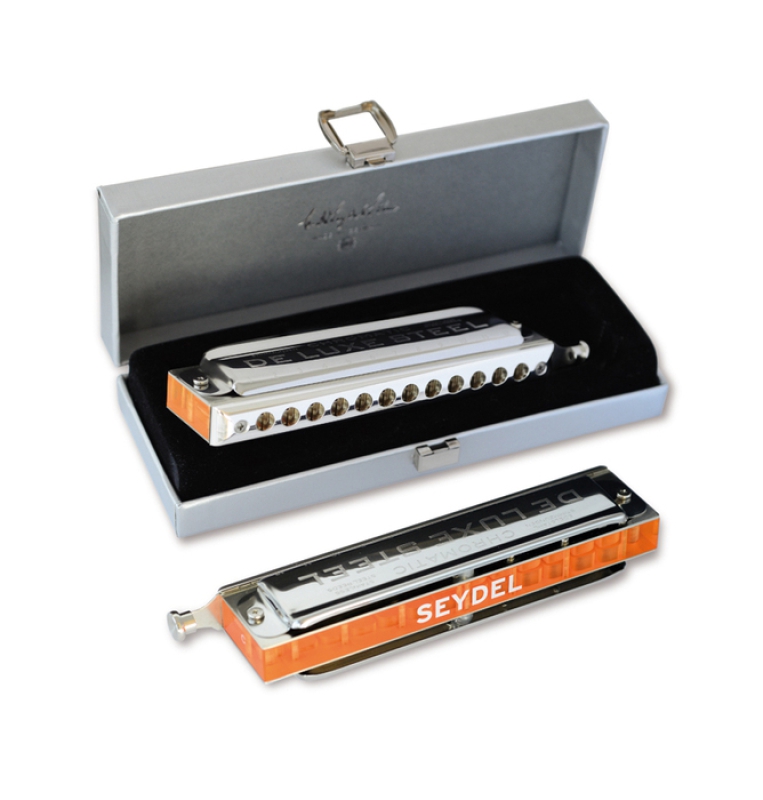 SEYDEL & Söhne Chromatic DE LUXE STEEL Solo Mundharmonika 54480 in C