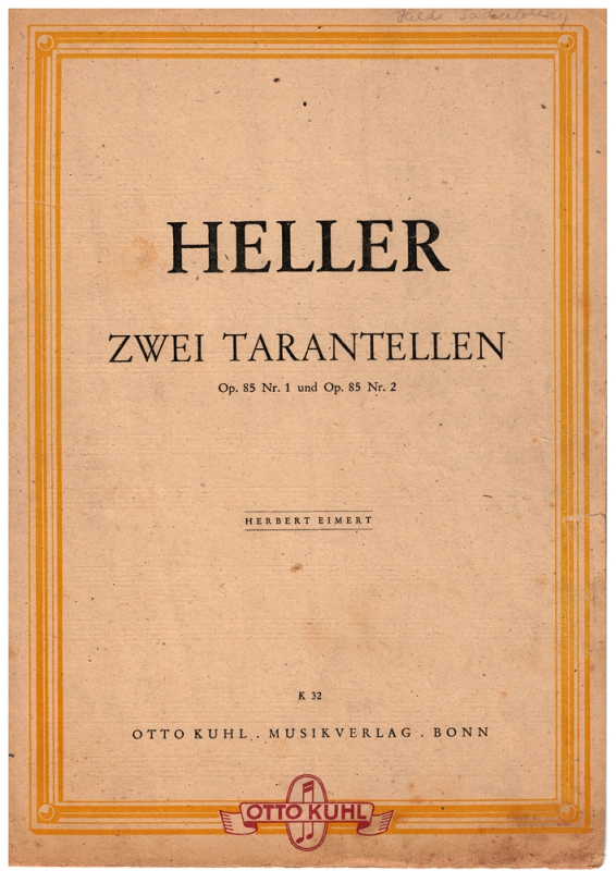 Heller zwei Tarantellen - für Klavier