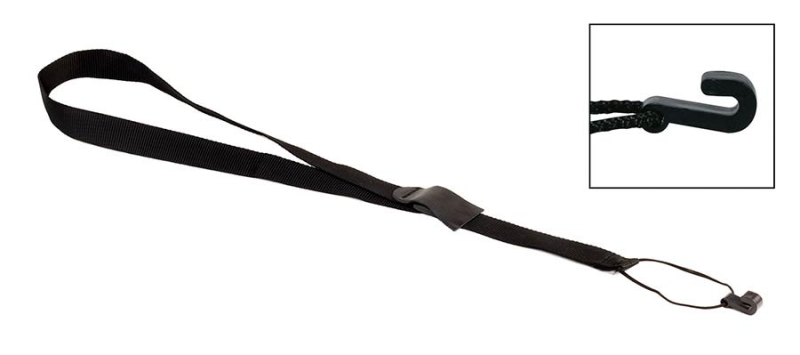 Boston SK-40-BK Schallochgurt für Konzertgitarre Schwarz