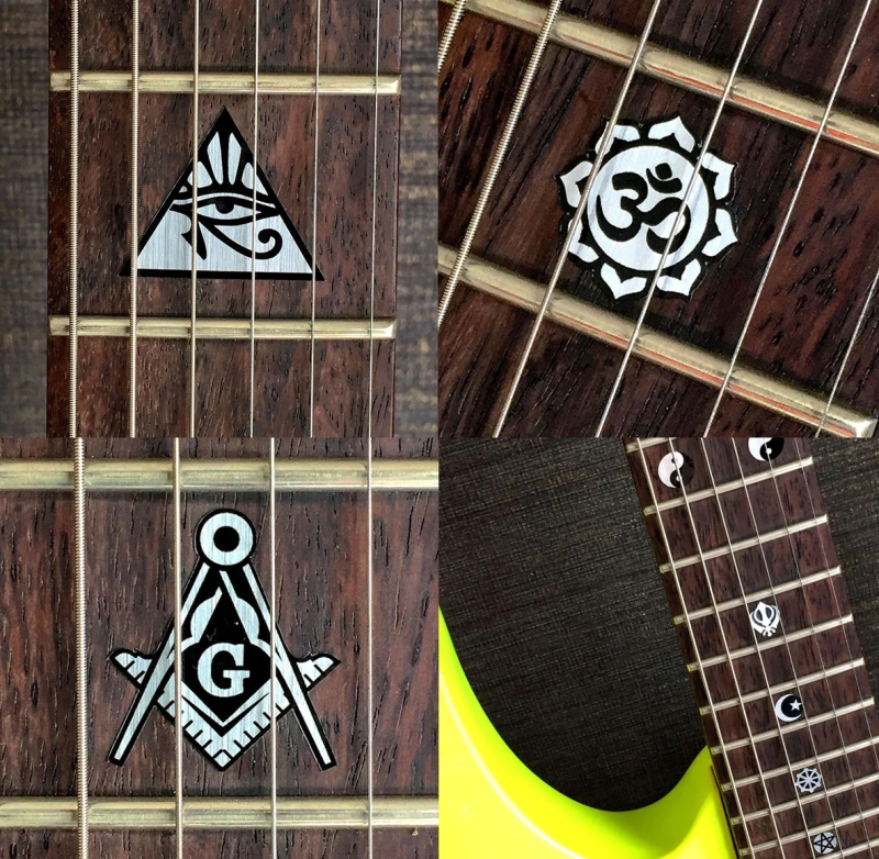 F-290RS-MT Inlay Stickers, Religion Symbols - Fret Markers