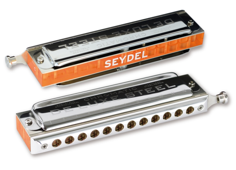 SEYDEL & Söhne Chromatic DE LUXE STEEL Solo Mundharmonika 54480 in C