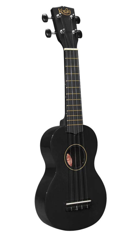 Korala UKS-30 BK Sopran-Ukelele schwarz inkl. Tasche