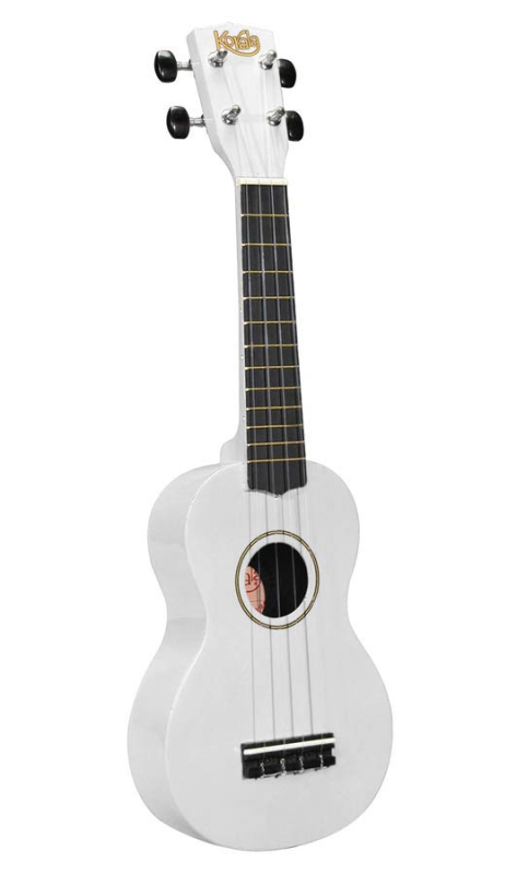 Korala UKS-30 WH Sopran-Ukelele Weiß inkl. Tasche