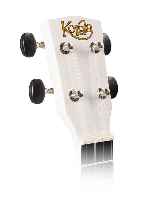 Korala UKS-30 WH Sopran-Ukelele Weiß inkl. Tasche