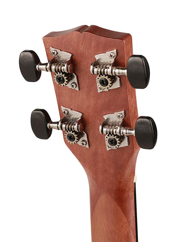 Korala UKS-36 Sopran-Ukulele mit Gitarren-Mechaniken Mahagoni