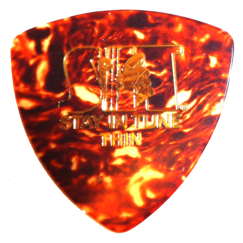 Stay in Tune 346 Shape Classic Celluloid Pick Thin Plektrum 12 Stück