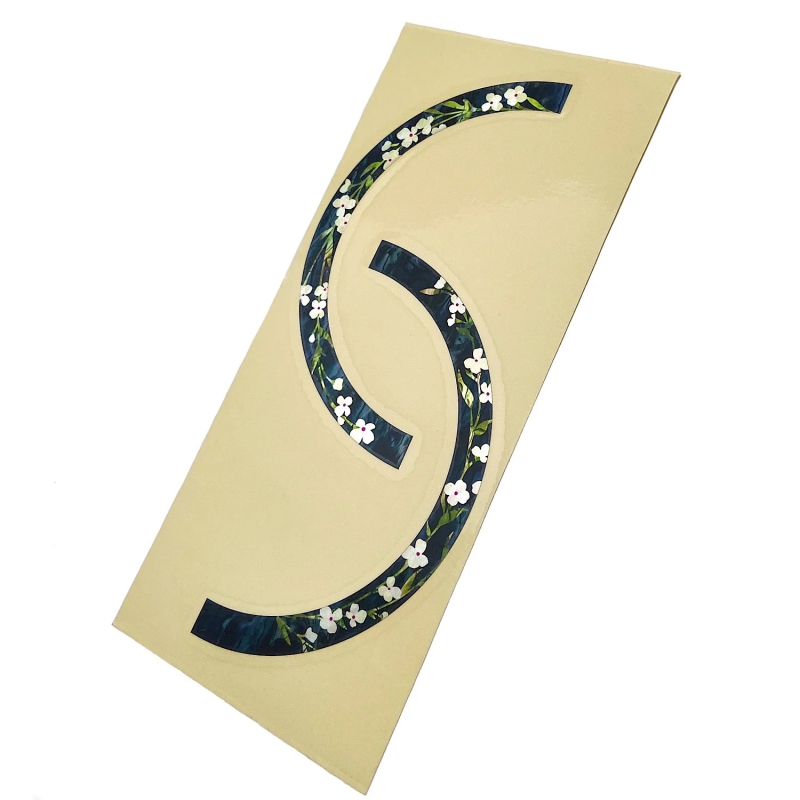 RS-241FL Inlay Stickers, Rosette (Flowers) - Purfling for Guitars