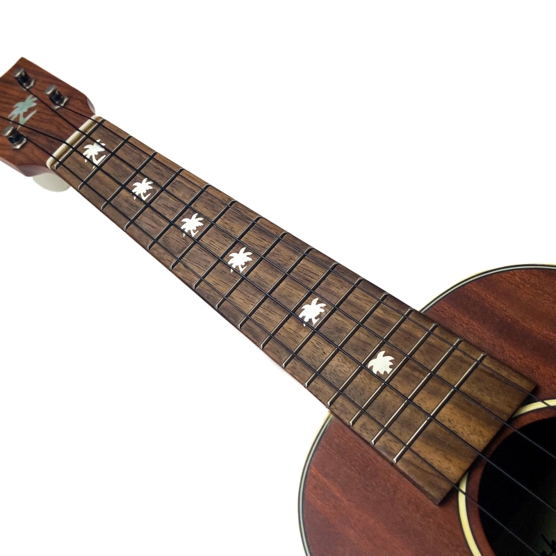 UKF-250PT-WT Inlay Stickers, Palm Trees - Fret Markers for Ukuleles