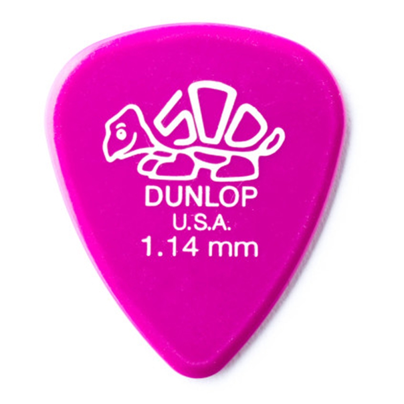 Dunlop Plektrum 500 Delrin 1,14mm hell Lila 12 Stück