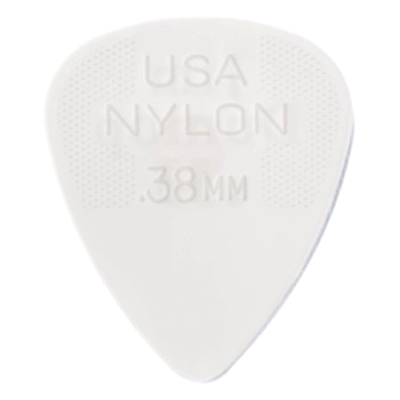 Dunlop Standard 0,38mm Plektrum weis(12 Stück)