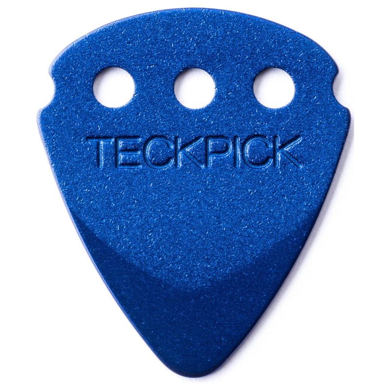 Dunlop 467 TECKPICK Aluminium Plektrum Blau 3 Stück