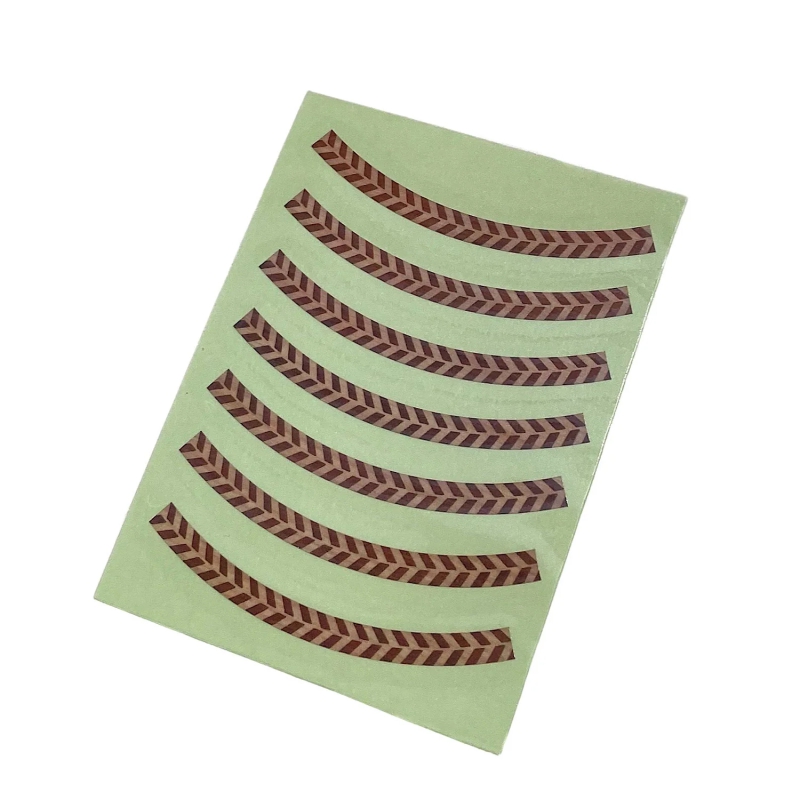 RS-244ST-HE Inlay Stickers, Rosette Stripes (Woody-Herringbone) - Purfling for Guitars