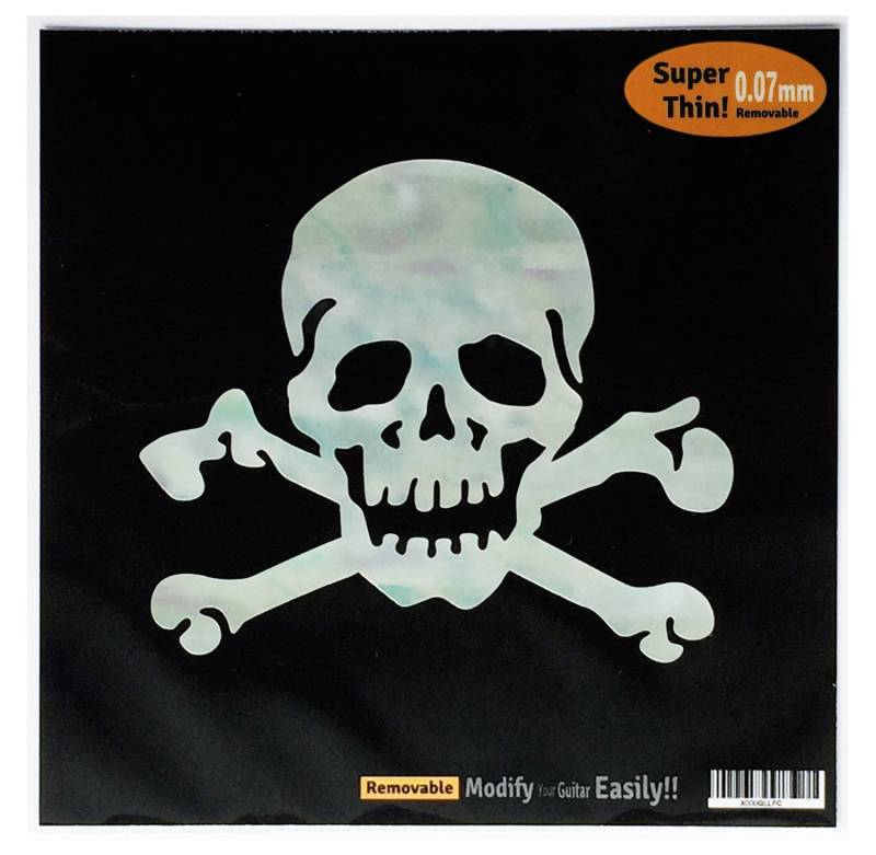 B-136SK-WT Inlay Stickers, Body-Skull (WP)