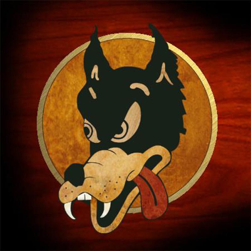 B-170GA-WF Inlay Stickers, Jerry Garcia / Wolf