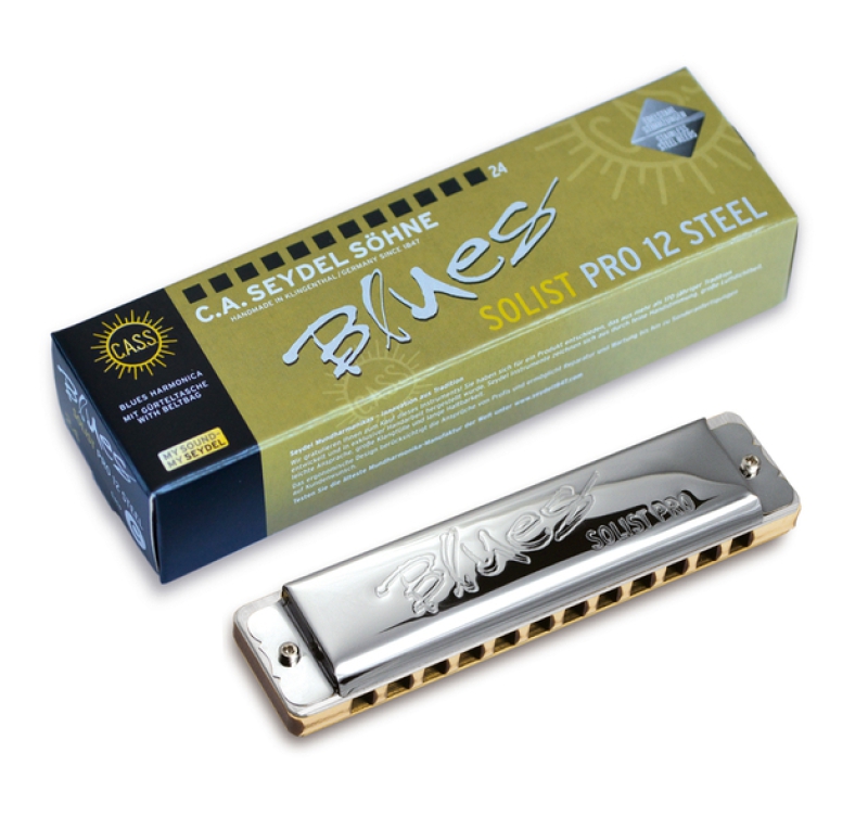 C.A. SEYDEL 11602 SOLIST PRO12 Steel Mundharmonika in C