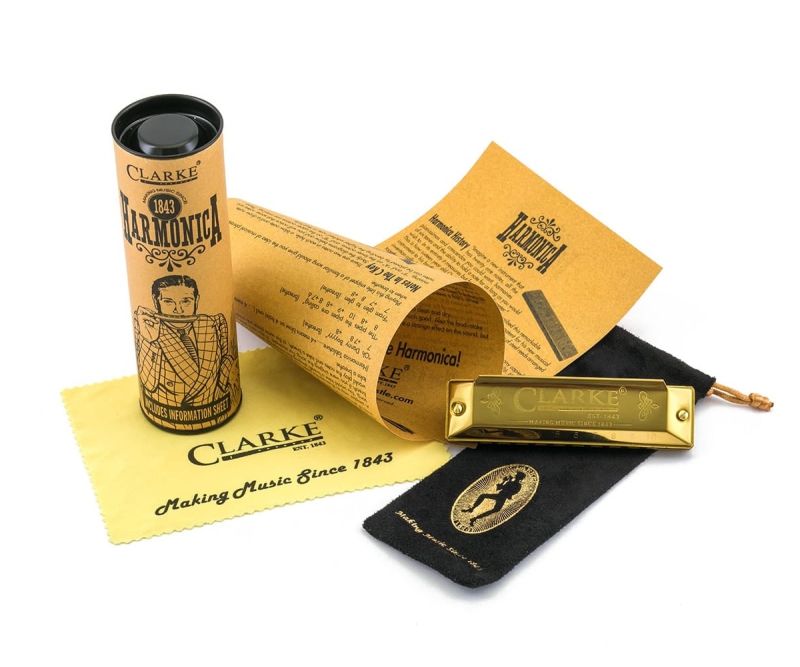 Clarke CC-10 Blues Mundharmonika in C