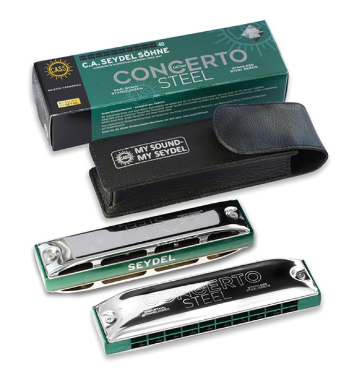 Seydel Oktav CONCERTO STEEL Mundharmonika 31401 in HG