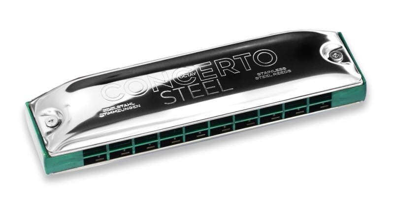 Seydel Oktav CONCERTO STEEL Mundharmonika 31401 in D