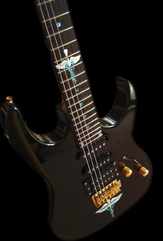 F-027CC Inlay Stickers, Fret Markers- Caduceus(Snakes on a sword)