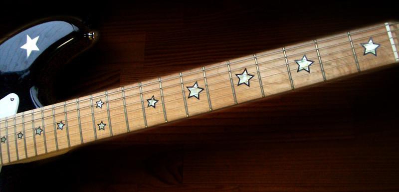 F-083SS-WT Inlay Stickers, Fretboard-Sambora's Stars