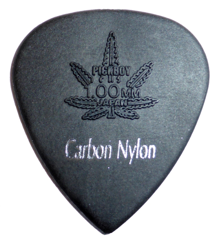 Pickboy Modulous GP33R-100/S, 1,00mm Plektren Carbon Graphite, 12 Stück