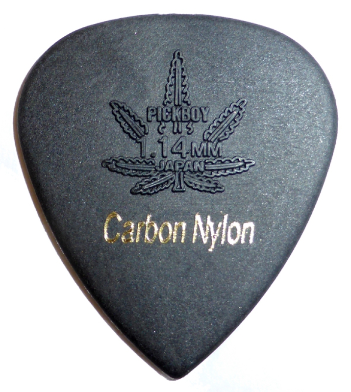 Pickboy Modulous GP33R-114/S, 1,14mm Plektren Carbon Graphite, 12 Stück
