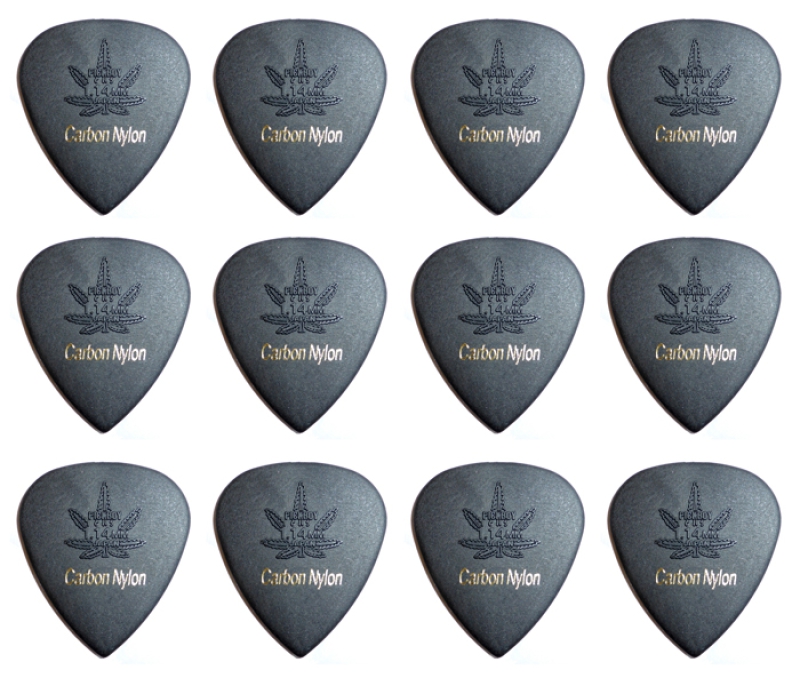 Pickboy Modulous GP33R-114/S, 1,14mm Plektren Carbon Graphite, 12 Stück