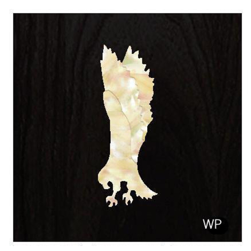 H-127EG-WT Inlay Stickers, Head- Eagle Peghead (WT)