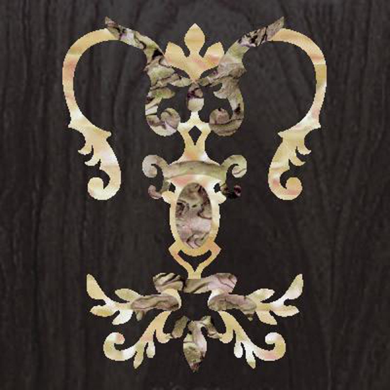 H-116CD-WT Inlay Stickers, Head- Chandelier