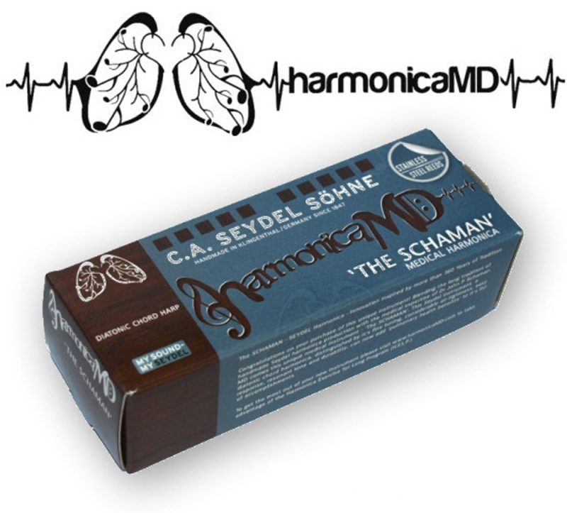 THE SCHAMAN-MEDICAL HARMONICA zur Behandlung von Lungenproblemen
