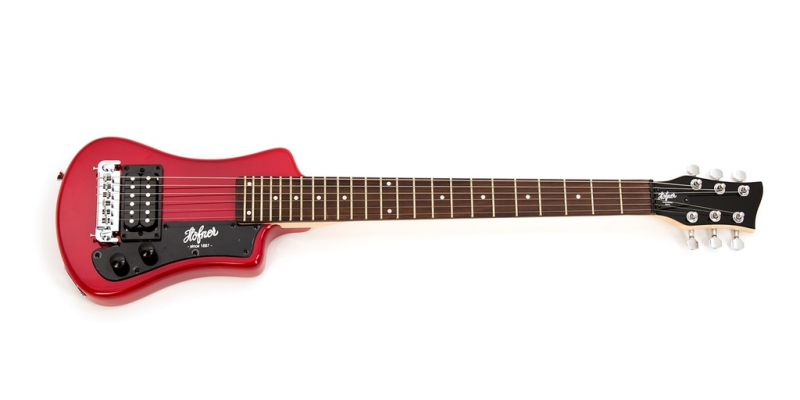 Höfner Shorty E-Gitarre - Rot inkl. GigBag
