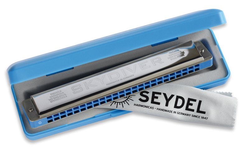 SEYDEL & Söhne SKYDIVER STEEL TREMOLO Mundharmonika 25480 in A