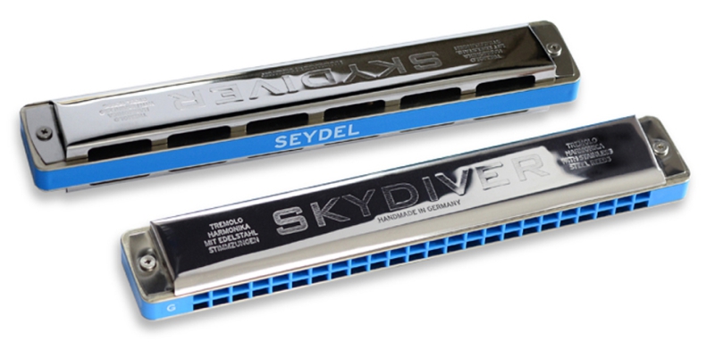 SEYDEL & Söhne SKYDIVER STEEL TREMOLO Mundharmonika 25480 in A